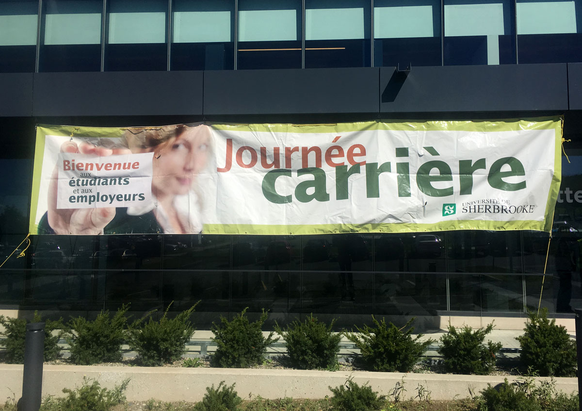 Journée carrière à l'université de Sherbrooke