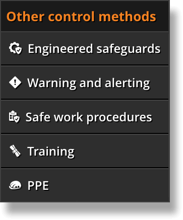 Other control methods